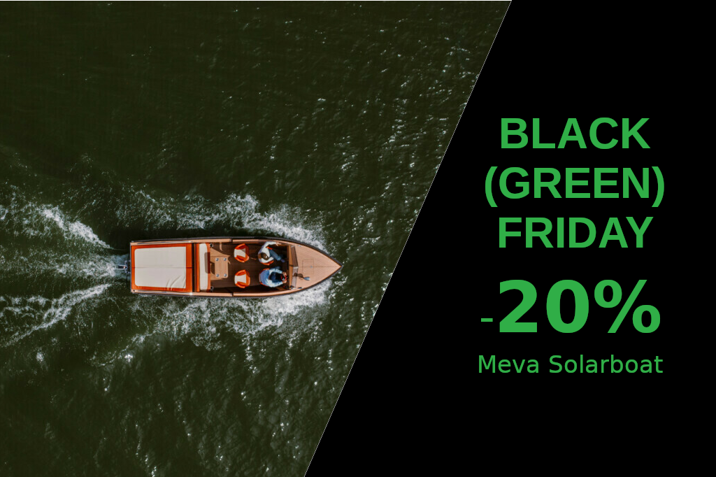 Black Friday 2023 -20% für ein Solarboot